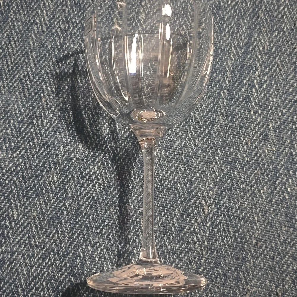 Williams Sonoma Dorset Nick & Nora Hand Cut Crystal Glass, Retail Price $39.95